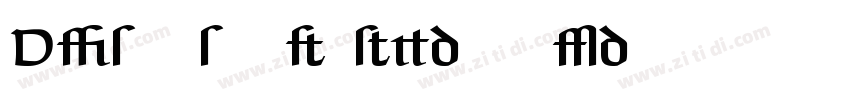 Diskus LT Std Bold字体转换